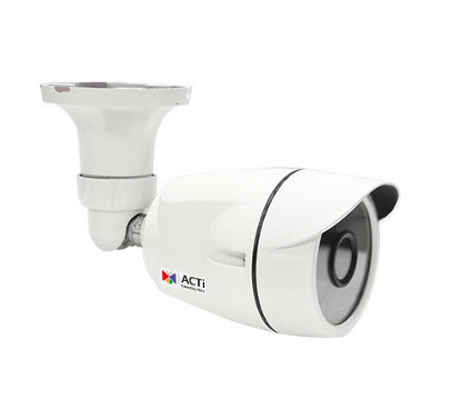 ACTI A32 3MP Mini Bullet with D/N, Adaptive IR, Advanced WDR, SLLS, Fixed lens, f3.6mm/F2.0 (HOV:78°), H.265/H.264, 1080p/30fps,