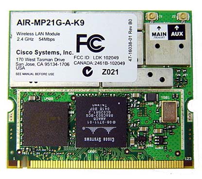 Cisco AIR-MP21G-E-K9= 802.11g  Upgrade Radio Module for AP1200/AP1100, ETSI Cnfg