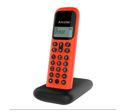 Alcatel Alcatel D285 Red/Black Manos Libres - Pantalla de 14 segmentos - Presentación del nombre y/o número - Agenda de 50 nombr