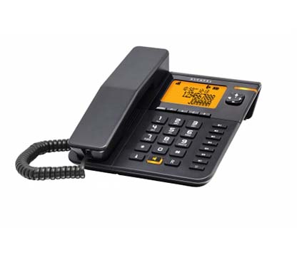 Alcatel Home Alcatel T75 Sobremesa con cable - Pantalla 3 líneas (1 segmentos, 1 dot-matrix, 1 iconos) retroiluminada - Manos li