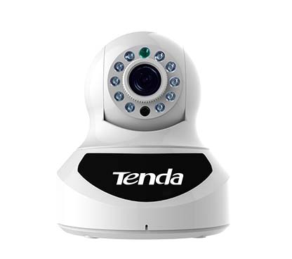 Tenda C50S - Cámara IP LED IR motorizada H.264 y Wi-Fi 150Mbps. 1 x 10/100Mbps, slot MicroSD. 1280x720 (720p) 30fps.Mic./Altavoz