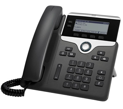 Cisco CP-7821-3PCC-K9= Telefono con firmware multiplataforma con 2 cuentas SIP. PoE, no incluye fuente alimentación.