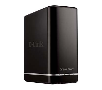 D-Link DNS-320L ShareCenter Pulse - 2-Bay Cloud NAS enclosure, SATA II - 2 x 3.5” SATA Drive Slots - Cloud Enabled: mydlink lets
