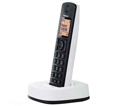 Teléfono inalámbrico DECT Panasonic con contestadora digital, 1 Auricular, Bloqueo de llamadas, Modo ECO, Negro