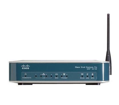 Cisco SMB SRP521W-K9-G5 SRP521, FE WAN, 802.11n ETSI, 2FXS/1FXO, EU/UK power
