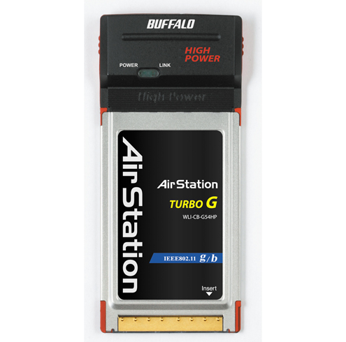 Buffalo WLI-CBG54HP CardBus Wireless125* High-speed Mode High Po