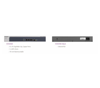 Netgear XS505M-100EUS 5PT 10G/MULTIGIGABIT UNMANAGED SWCH