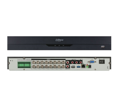 Dahua XVR5216A-4KL-I2 XVR 5 en 1 Dahua de 16 canales HDCVI/HDTVI/AHD/CVBS + 16 canales IP 8MP (sumado a las entradas BNC)